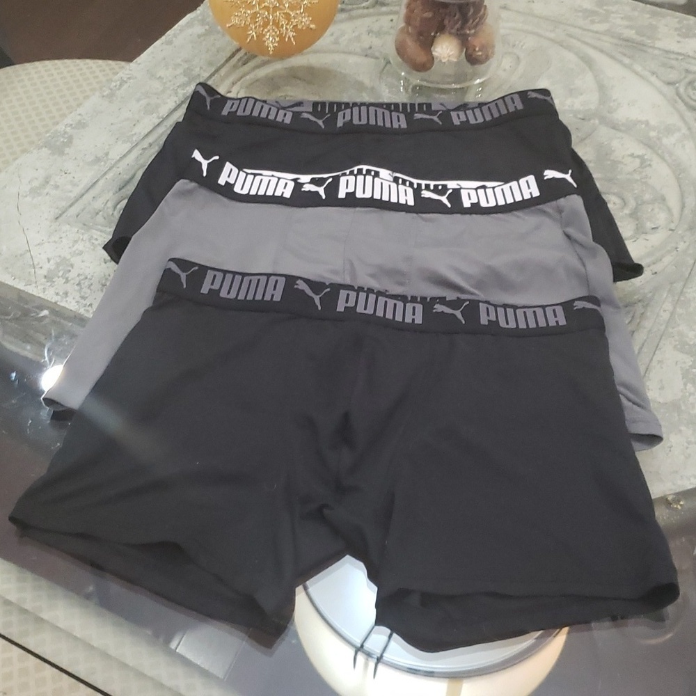 PUMA MEN'S THREE SPORT BOXER BRIEFS XL NEW